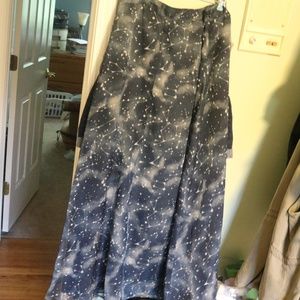 Modcloth Starry Night Maxi Skirt
